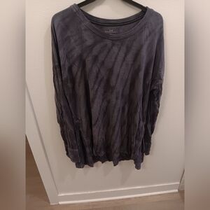 New Directions Charcoal Long Sleeve Top